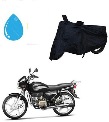 DeepShakshi AUTOMOTIVE Two Wheeler Cover for Hero(Splendor Plus, Black)