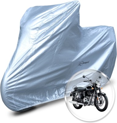 Neodrift Two Wheeler Cover for Royal Enfield(Bullet 350, Silver)