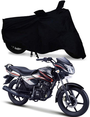 DeepShakshi AUTOMOTIVE Waterproof Two Wheeler Cover for TVS(Phoenix, Black)