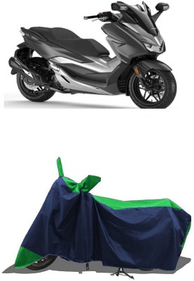 SUGASHRI Waterproof Two Wheeler Cover for Honda(Forza 300, Green, Blue)