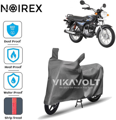 NOIREX Two Wheeler Cover for Bajaj(CT100, Grey)