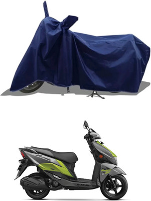 RAQTRO Waterproof Two Wheeler Cover for Suzuki(Avenis 125, Blue)