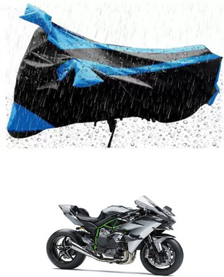 RONISH Waterproof Two Wheeler Cover for Kawasaki(Ninja H2R, Blue)