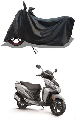 KEDIT Two Wheeler Cover for Honda(Dio, Black)