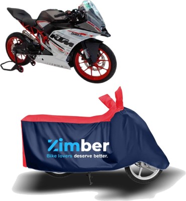 AutoRash Two Wheeler Cover for KTM(RC 390, Red, Blue)