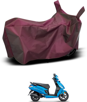 CODOKI Waterproof Two Wheeler Cover for Hero(Dash, Maroon)