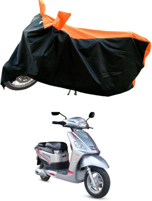 DeepShakshi AUTOMOTIVE Waterproof Two Wheeler Cover for Hero(Electric NYX HS500 ER, Orange)