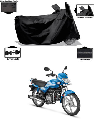 PAGORA Waterproof Two Wheeler Cover for Hero(HF Deluxe, Black)