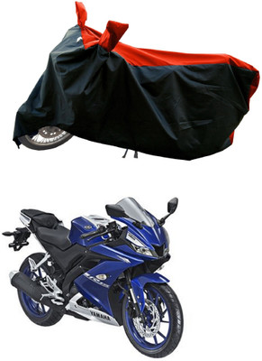 DeepShakshi AUTOMOTIVE Waterproof Two Wheeler Cover for Yamaha(YZF R15 V3.0, Red)