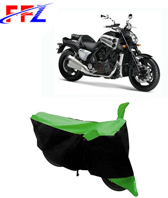 FFZ Two Wheeler Cover for Yamaha(VMAX, Black, Green)