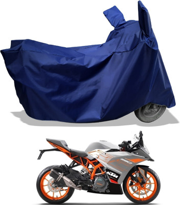 Amexride Two Wheeler Cover for KTM(RC125, Blue)