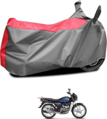 CODOKI Waterproof Two Wheeler Cover for Hero(MotoCorp Splendor Plus, Grey, Red)
