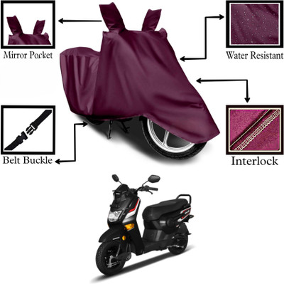 DeepShakshi AUTOMOTIVE Two Wheeler Cover for Honda(Cliq, Maroon)
