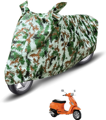 MOCKHE Waterproof Two Wheeler Cover for Vespa(Vespa SXL, Green)