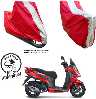 AUTOCAD Waterproof Two Wheeler Cover for Hero(MotoCorp XPulse 200T, Silver, Red)