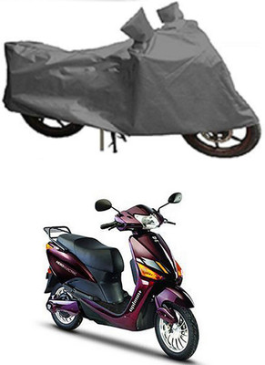 Mdstar Waterproof Two Wheeler Cover for Hero(Electric Optima Plus, Grey)