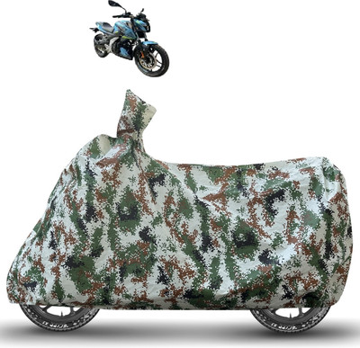 Caronix Waterproof Two Wheeler Cover for Bajaj(Pulsar 160 NS DTS-i, Green)