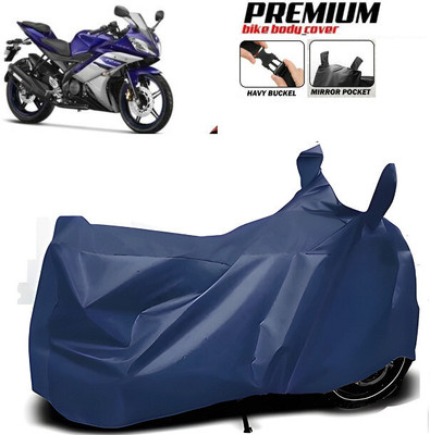 SK AUTO Two Wheeler Cover for Yamaha(R15, Blue)