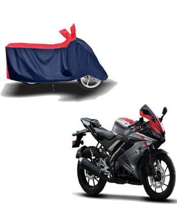 DeepShakshi AUTOMOTIVE Waterproof Two Wheeler Cover for Yamaha(R15 V3, Red, Blue)