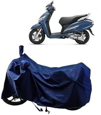 Tritika Waterproof Two Wheeler Cover for Honda(Activa 125, Blue)