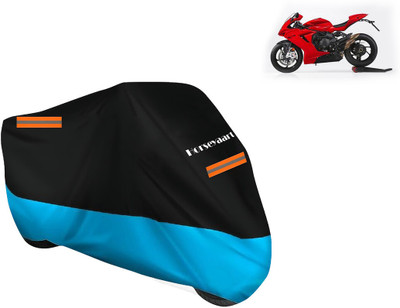 Horseyaart Waterproof Two Wheeler Cover for MV Agusta(F3, Blue)