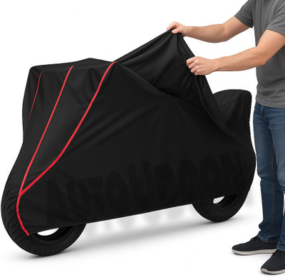 Auto Udaan Waterproof Two Wheeler Cover for TVS(Victor GLX, Black)