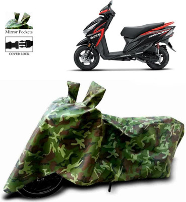MMSSTAR Two Wheeler Cover for Honda(Grazia, Green)