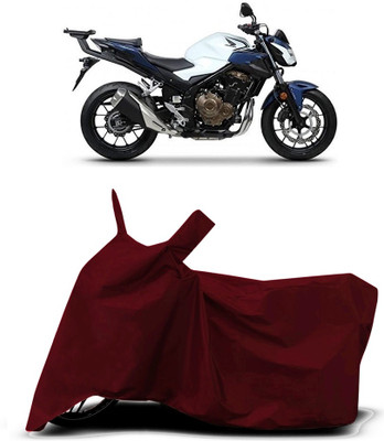 VESMEI Two Wheeler Cover for Honda(CB500F, Red)