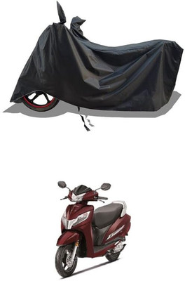 KEDIT Two Wheeler Cover for Honda(Activa 125, Black)