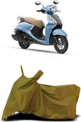 VESMEI Two Wheeler Cover for Yamaha(Fascino 125 FI, Blue)
