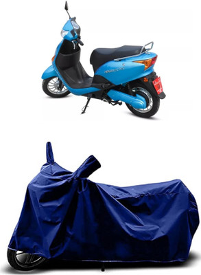 VESMEI Two Wheeler Cover for Hero(Electric Zippy, Blue)