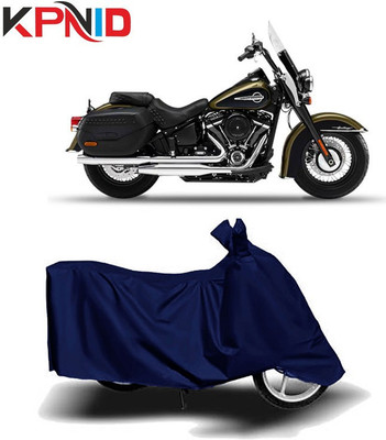 KPNID Waterproof Two Wheeler Cover for Harley Davidson(Heritage Softail Classic, Blue)
