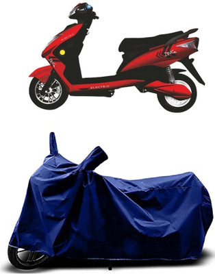 VESMEI Two Wheeler Cover for Kinetic(Zing, Blue)