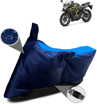 MWBB Two Wheeler Cover for Honda(CBR 250R, Blue)