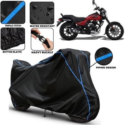 AutoGalaxy Waterproof Two Wheeler Cover for Bajaj(Avenger Street 160, Black)