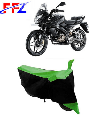 FFZ Two Wheeler Cover for Bajaj(Pulsar AS 150, Black, Green)
