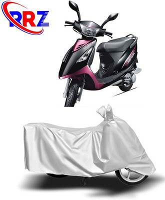 RRZ Waterproof Two Wheeler Cover for TVS(Scooty Streak, White)