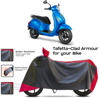 WMIZEXA Two Wheeler Cover for Bajaj(Urbanite Chetak, Multicolor)