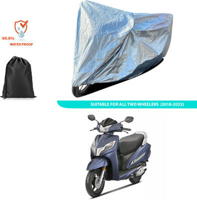 CODOKI Waterproof Two Wheeler Cover for Honda(Activa 125, Silver)