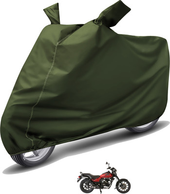 Auto Hub Waterproof Two Wheeler Cover for Bajaj(Avenger 180 Street, Green)