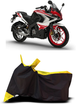 VESMEI Two Wheeler Cover for Bajaj(Pulsar 200NS FI BS6, Yellow)