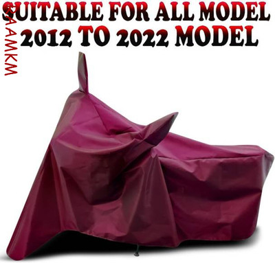 LIFE TO HUB Two Wheeler Cover for Hero, Honda, Bajaj, Ather, TVS, Yamaha(CRF1000L Africa Twin BS6, Maroon)