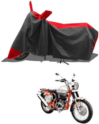 PAGORA Waterproof Two Wheeler Cover for Royal Enfield(Bullet Trials 350, Red, Black)