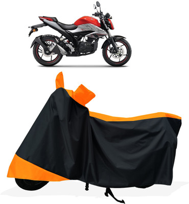 Tricway Two Wheeler Cover for Suzuki(Gixxer Special Edition, Orange)