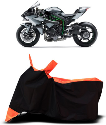 VESMEI Two Wheeler Cover for Kawasaki(Ninja H2R, Orange)