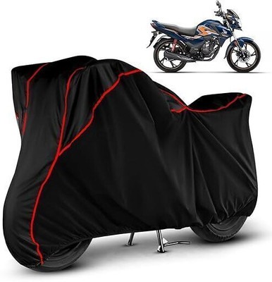 DeepShakshi AUTOMOTIVE Waterproof Two Wheeler Cover for Honda(SP 125, Black, Red)