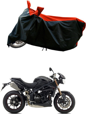 DeepShakshi AUTOMOTIVE Waterproof Two Wheeler Cover for Triumph(Speed Triple BS6, Red)