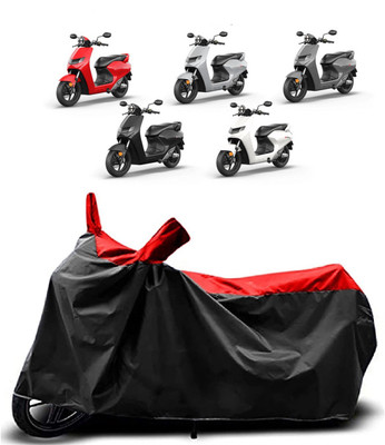 MMSSTAR Waterproof Two Wheeler Cover for Hero(Infinity E1, Red)
