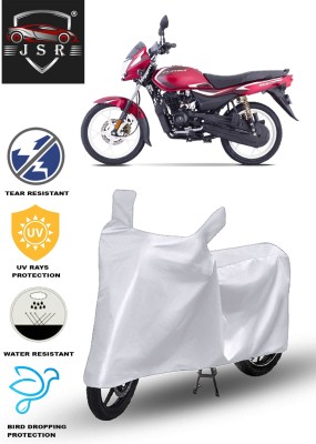 J S R Waterproof Two Wheeler Cover for Bajaj(Platina 110 H-Gear, Silver)