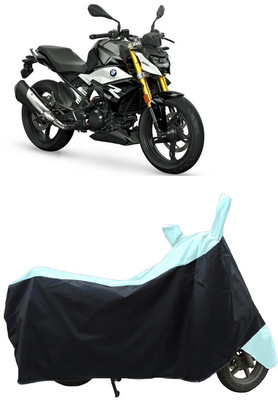 Coxtor Waterproof Two Wheeler Cover for BMW(G 310 R, White)